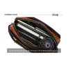 JEEP BULUO - leren heren schoudertas - met portemonneeTassen