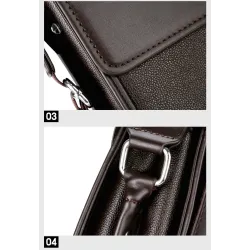 Sac à bandoulière vintage - mallette en cuir