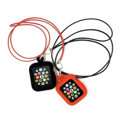 Boîtier en silicone pour Apple Watch - avec collier - 38mm - 40mm - 42mm - 44mm