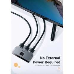 Baseus - 4K HD-schakelaar - HDMI-compatibele adapterHDMI-schakelaars