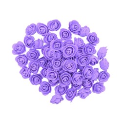 Roses artificielles - en mousse - pour décoration - 3 cm