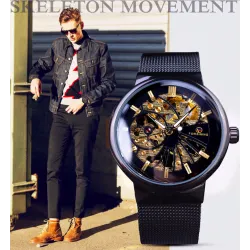 FORSING - luxe mechanisch horloge - waterdicht - skeletdesignHorloges