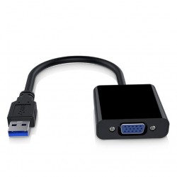 USB 3 naar VGA-adapter - kabel - 1080p - monitoraansluitingKabels