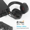 NUBWO G06 - 2,4 GHz - 3,5 mm - gaming-hoofdtelefoon - draadloze headset - Bluetooth - ruisonderdrukking - met microfoonHeadsets