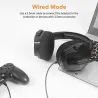 NUBWO G06 - 2,4 GHz - 3,5 mm - gaming-hoofdtelefoon - draadloze headset - Bluetooth - ruisonderdrukking - met microfoonHeadsets