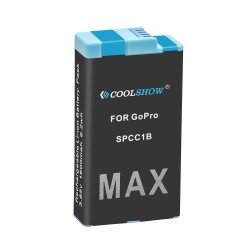 Batterie Li-ion 1600mAh - rechargeable - pour GoPro Hero Max