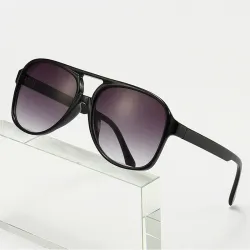 Lunettes de soleil surdimensionnées rétro - polarisées - style pilote - unisexe