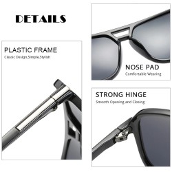 Klassieke gepolariseerde zonnebril - oversized - driving shades - UV400 - unisexZonnebril