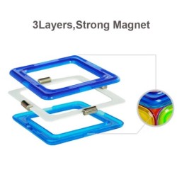 Blocs de construction magnétiques - jeu de construction - grande taille - jouet éducatif