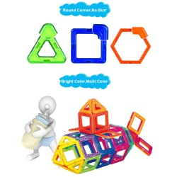 Magnetic building blocks - construction set - big size - educational toyConstruction