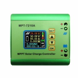 MPT-7210A - aluminiumlegering - MPPT zonnepaneel laadregelaar / LCD-displaySolar