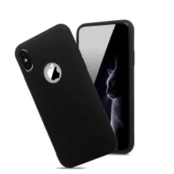 Coque en silicone souple - Candy Pudding - pour iPhone - noire