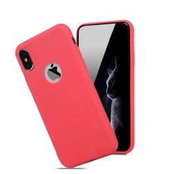 Coque en silicone souple - Candy Pudding - pour iPhone - rouge