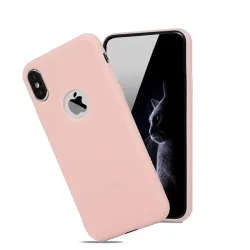 Coque en silicone souple - Candy Pudding - pour iPhone - rose