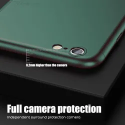 Luxury 360 full cover - with tempered glass screen protector - for iPhone - goldProtection