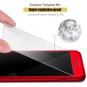 Luxury 360 full cover - with tempered glass screen protector - for iPhone - rose goldProtection