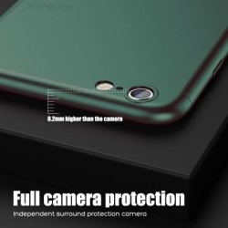 Luxe 360 full cover - met screenprotector van gehard glas - voor iPhone - zilverBescherming
