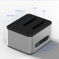 5GBP - USB 3.0 - aluminum dual Bay - docking station - HDD caseHDD case