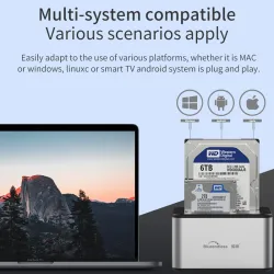 5GBP - USB 3.0 - aluminum dual Bay - docking station - HDD caseHDD case