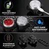 Lampe pour collier de chien - LED - sécurité - marche nocturne