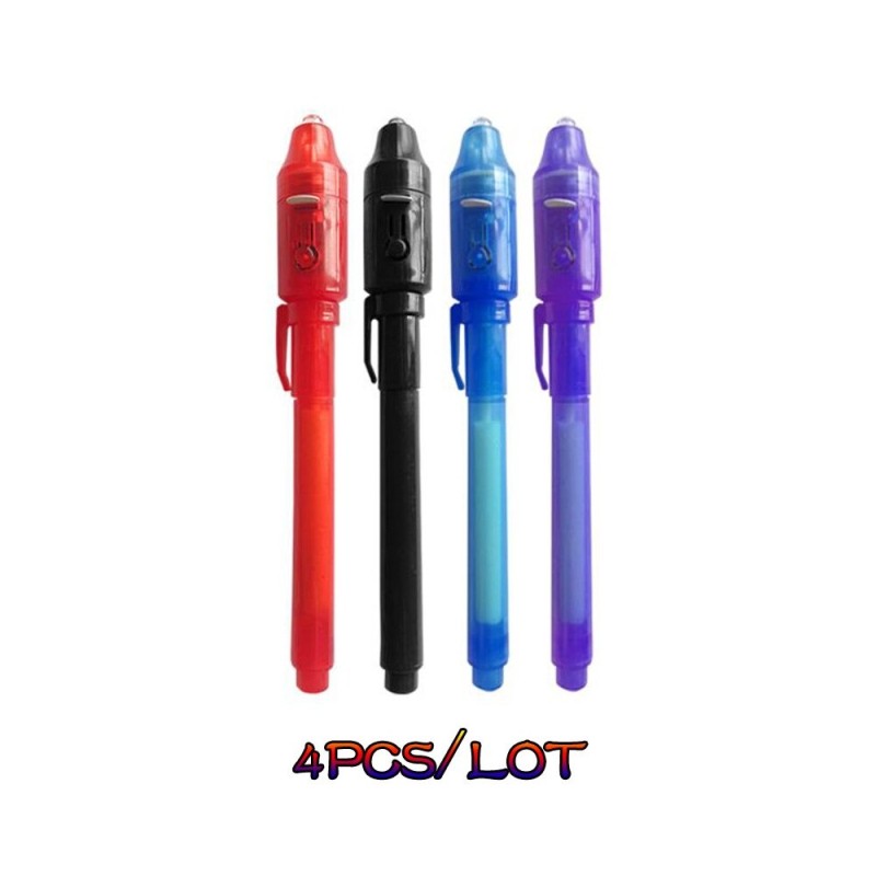 Invisible ink ball pen - with UV lightPens & Pencils