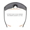 Lunettes de soleil de sport surdimensionnées - unisexe