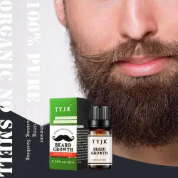 Beard growth essence - organic oil - anti beard hair loss - 10 mlBeard