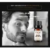 Essence de croissance de barbe - huile bio - anti chute de poils de barbe - 10 ml