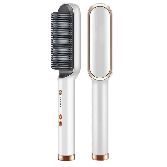 Lisseur multifonctionnel - boucleur - brosse électrique