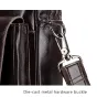 Sac bandoulière business - cuir véritable - grande contenance