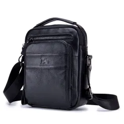 Sac à bandoulière homme en cuir véritable