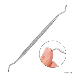 Ingegroeide teennagel lifter - vijl - haak met twee uiteinden - manicure / pedicure toolApparatuur