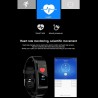 115 plus smartwatch - Bluetooth 4 - Android - heart rate - calorie counterSmart-Wear