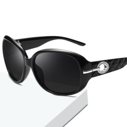 Grandes lunettes de soleil polarisées - avec cristaux - UV400