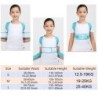 Correcteur de posture enfant - ceinture réglable - corset orthopédique - bleu