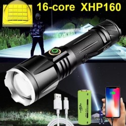 XHP199 / XHP50.2 - lampe de poche LED puissante - USB - étanche - zoomable