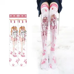 Halloween knee socks - girl - cat pawsHalloween & Party