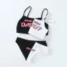 Sexy lingerieset - korte top - slip - COME HERE DADDY PLEASE beletteringLingerie