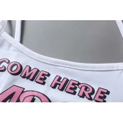 Sexy lingerieset - korte top - slip - COME HERE DADDY PLEASE beletteringLingerie