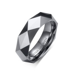 Tungsten carbide men's ring - gold / rose gold / blackRings
