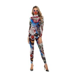 Costume d'Halloween - body complet - imprimé horreur