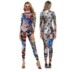 Costume d'Halloween - body complet - imprimé horreur