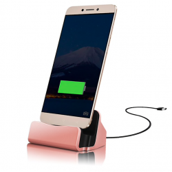Chargeur universel - station d'accueil - pour smartphone avec connecteur micro USB
