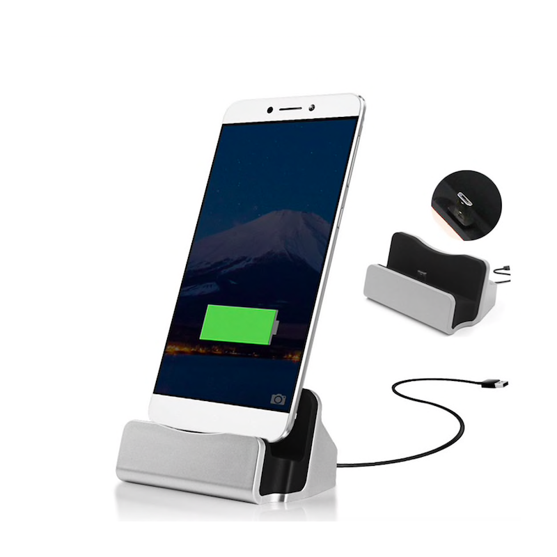 Chargeur universel - station d'accueil - pour smartphone avec connecteur micro USB