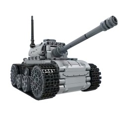 Militaire elektrische tank - bouwstenen - aanraakschakelaar - educatief speelgoed - 378 stukjesConstructie