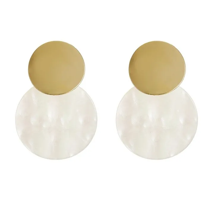 Elegante dubbele cirkel oorbellenOorbellen