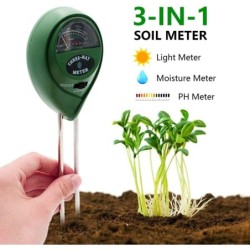 Soil PH tester - light / moisture / acidity testerGarden