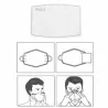 Gezichtsmasker filters - actieve kool - PM25 - 5 laags - anti-stof - anti bacterieelMondmaskers