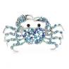 Crabe strass - broche