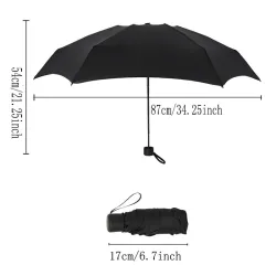 Mini parapluie de poche pliant léger - anti-UV